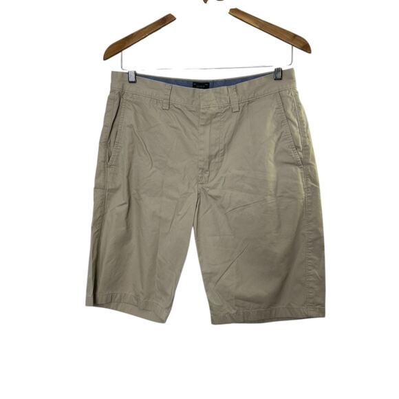 J.Crew Khaki 10.5" Flat Front Club Shorts Men's Size 30 - Picture 1 of 3